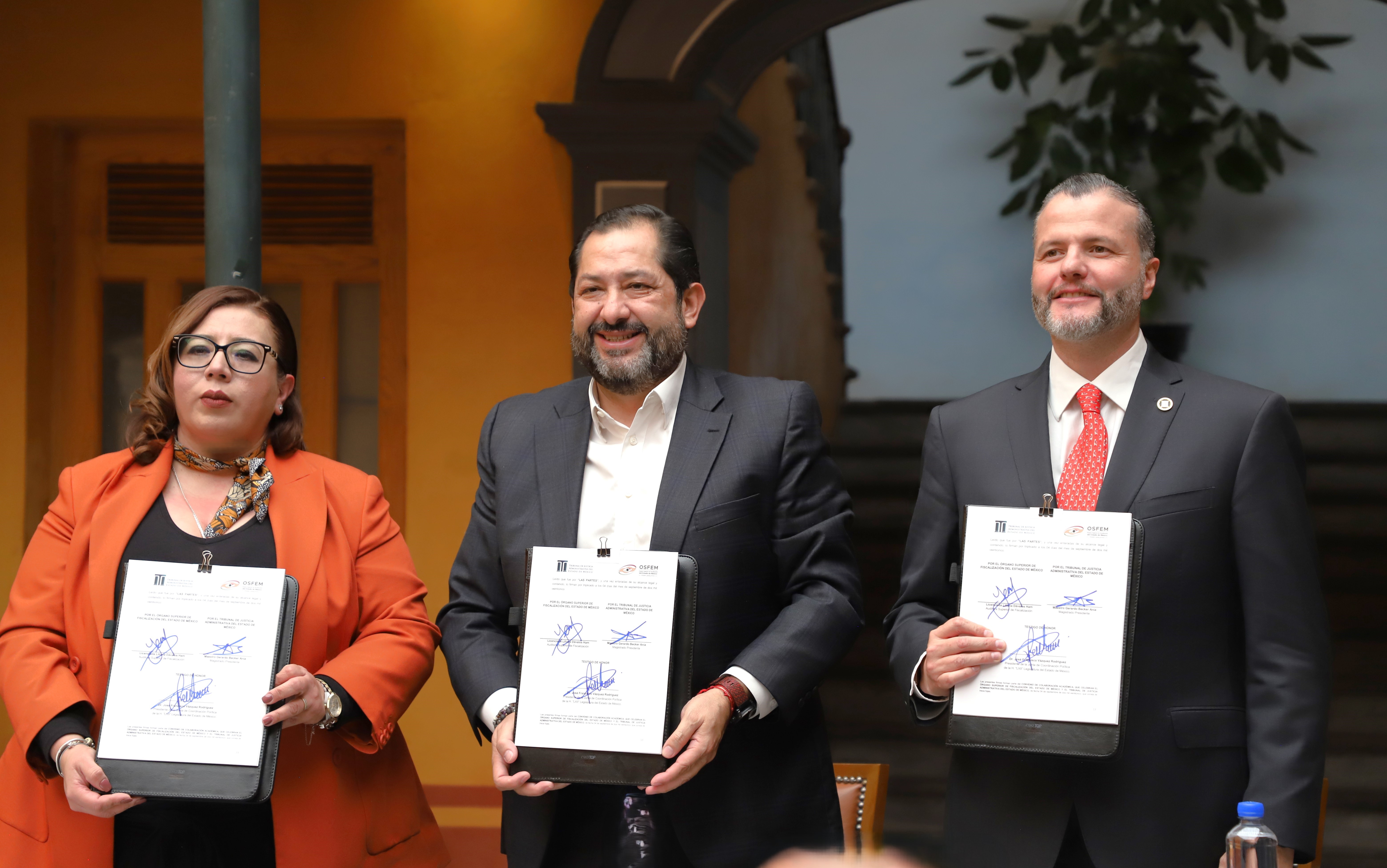 OSFEM y TRIJAEM firman convenio para elevar competencias profesionales